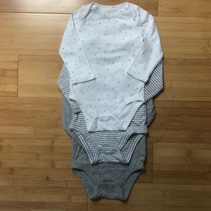 babyGap long sleeved onesies